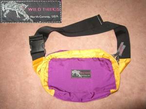  super-rare! WILDTHINGS Wild Things old tag k Lazy waist bag 