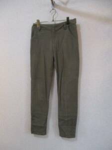 catedral khaki hem button attaching handle pa height pants (USED)82016②