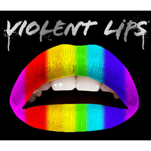 0g0)ViolentLipsバイオレントリップスレインボータトゥーセレブ