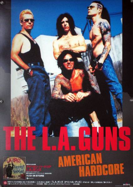 ULTIMATE L.A. GUNS CD フィルルイス直筆サイン入りポスター付 超貴重】L.A.GUNS フィリップ・ルイス 直筆サイン入りフォト