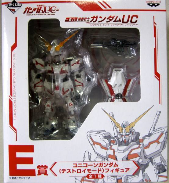 送料無料/一番くじ ガンダムUC E賞/ユニコーンガンダム