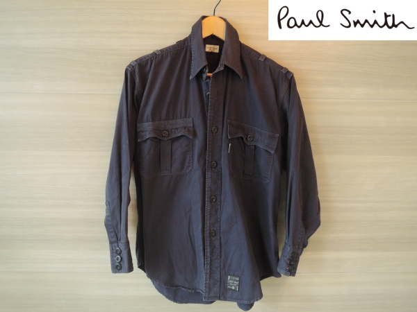 *Paul Smith*( Paul Smith ) хлопок блузон / темно-синий /M