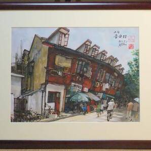★美術界注目の巨匠 石田歩氏の「上海普安路図」