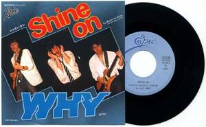 シングル★WHY:ホワイ/Shine on(プロモ/'79/織田哲郎/北島健二)