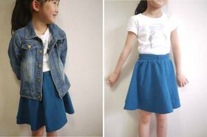 *YONE детский Ribon юбка. выкройки 90~160 размер ручная работа образец ребенок одежда девочка 