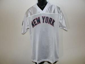 ヤンキース Majestic New York Yankees メンズ半袖シャツ ホワイト Mサイズ 新品