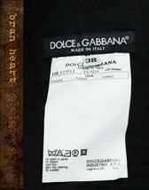 【1点限り】DOLCE & GABBANA ドルチェ&ガッバーナ 美品 フラワーコサージュ付き ノースリーブ ワンピース ドレス ブラック レディース_画像7