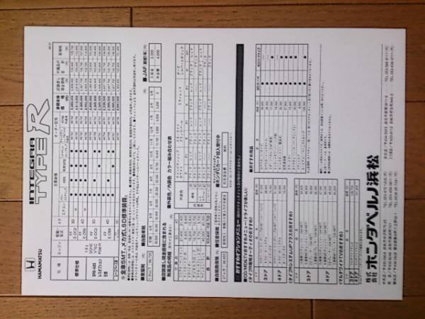 INTEGRA パーツリスト 2冊セット 2025年最新】Yahoo!オークション -インテグラ dc2(カタログ