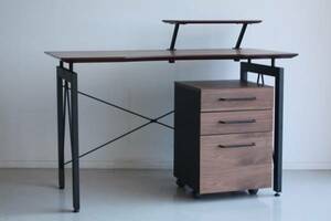 / new goods / free shipping iron . square line . handsome simple design. desk / shelves attaching / chest Wagon set / office also OK