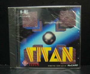 PCエンジン/タイタン/HuCARD/1991年産naxat soft★新品未開封