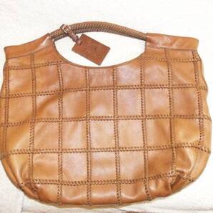 ポロ ラルフローレン パープルレーベル 極上編み込レザーバッグ