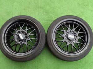 【M4178N】BBS RG137 ★9.0J+40★ 215/45R17 ☆ドリフト☆