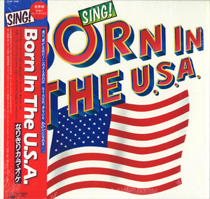 送料無料！なりきりカラオケ「SING! Born In The USA」LPレコード良好