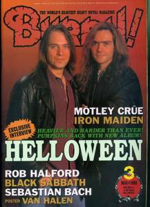 [BURRN] '98/3 HELLOWEEN MOTLEY CRUE IRON MAIDEN ROB HALFORD