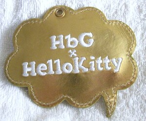 HbG x HelloKitty Kitty Mini Mirror Gold Mirror
