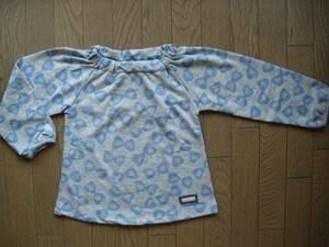 [ new goods ]CLEUR butterfly pattern sweatshirt Indigo 110