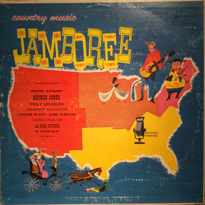 US Orig COUNTRY MUSIC JAMBOREE LP GEORGE JONES ロカビリー