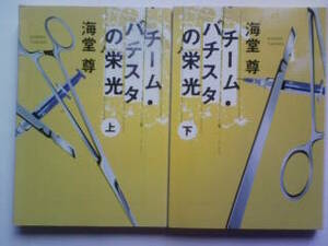 チーム・バチスタの栄光 上・下巻 海堂尊 文庫 解説 茶木則雄