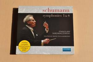 シューマン：交響曲第1&４番・春@スクロヴァチェフス；輸入盤