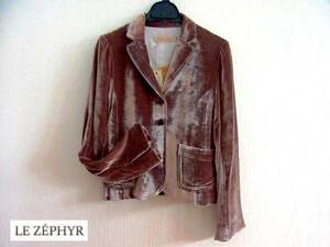  new goods *LE ZEPHYRruzefi-ru* fine quality velour jacket * silk .