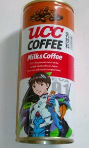 ★100均でGO！UCCコーヒー エヴァンゲリオン「碇 シンジ」空缶