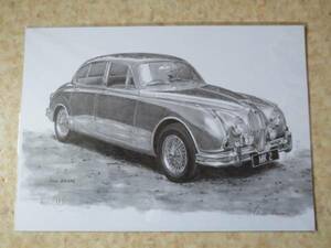 Art hand Auction Jaguar Mark II 전 세계적으로 500개 한정 디자인 페인팅, 재규어, 영국 자동차, 자동차, 오토바이, 목록, 부품 목록, 유지보수 매뉴얼, 재규어