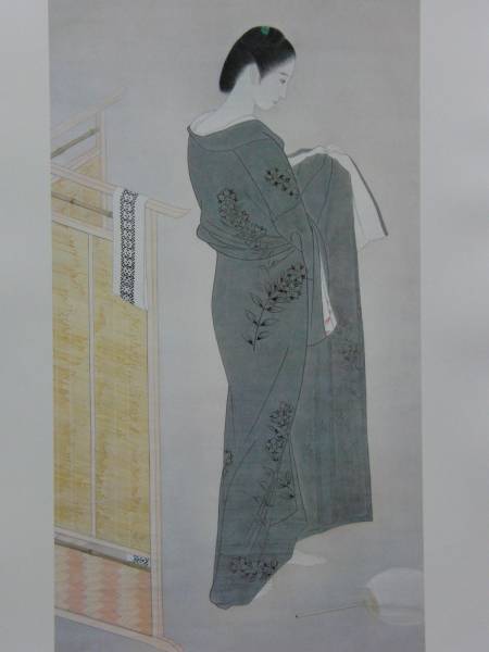 Kiyoshi Kobayakawa, noche, Maestro, Retrato de una mujer hermosa, Libro de arte de lujo de gran formato., Encuadre de alta calidad, Cuadro, Pintura al óleo, Retratos
