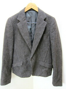  Comme Ca Du Mode * COMME CA DU MODE men's wool 1B tailored jacket gray M party two next . for office casual #BB