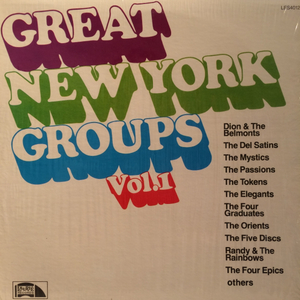 GREAT NEW YORK GROUPS VOL.1 LP DOO WOP ロカビリー