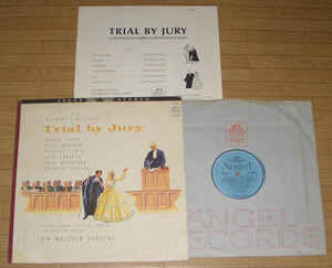 ◆レコード(LP)◆SIR MALCOLM SARGENT[GILBERT&SULLIVAN:Trial by Jury]◆
