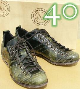  prompt decision #Old Touch# autumn Monstar festival shoe# green 40# new goods 