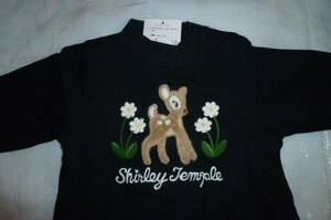  новый товар Shirley Temple Bambi с логотипом длинный рукав футболка 80cm