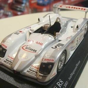 1/43 ミニチャンプス アウディ R8 ルマン 24h 2003 ミニカーの画像1