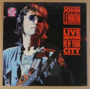 未開封！JOHN LENNON「LIVE IN NEW YORK CITY」米ORIG [初回SV規格CAPITOL] 盤