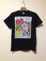 [即決古着]FOUR GET ME A NOTS/直筆サイン入りTシャツ/半袖/黒/ブラック/Sサイズ_画像1