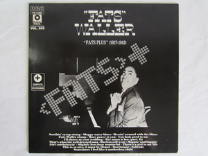 ファッツ・ウォーラーFats Walle＜FATS PLUS＞輸入盤LP