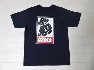 * ultra rare free shipping *DJ OZMA oz ma( Kishidan . small . sho ) T-shirt black black S person himself have on same color Kishidan ten thousand .*