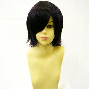* sale * free shipping * immediate payment possibility * prompt decision * full wig re year Bob purple / purple D5