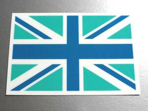 ■_ユニオンジャック・緑・イギリス国旗ステッカー2枚set EU