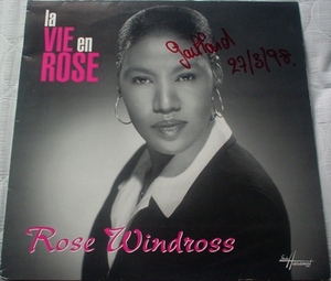 鬼レアカヴァー La Vie En Rose / Rose Windross FRA盤