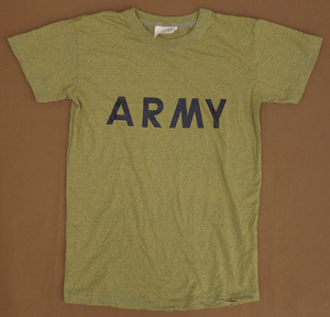 米軍タイプARMY半袖TシャツイエローXS§lovev§ts§