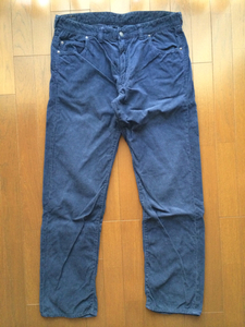  Hollywood Ranch Market navy corduroy pants 