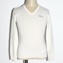 [CU] Gucci sweater 296652 white Stone Logo cashmere child 