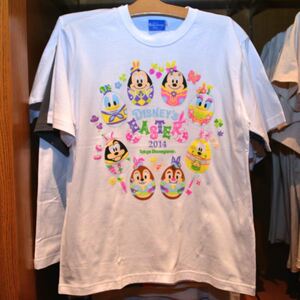 ☆ ディズニーイースター2014 イースターエッグＴシャツ L ☆