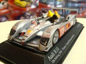 1/43 ミニチャンプス アウディ R10 12h Sebring 2006 ミニカー