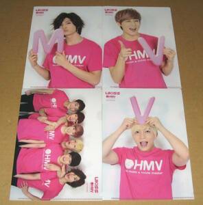 U-KISS HMV限定クリアファイル 4枚セット Memories