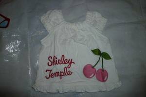  новый товар Shirley Temple Cherry с логотипом футболка 70cm