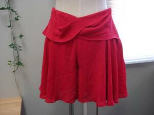  unused tag attaching favori chiffon material culotte skirt 1