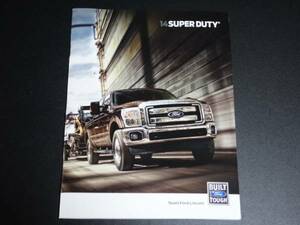 * Ford catalog SUPER DUTY USA 2014 prompt decision!