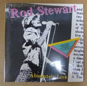 ROD STEWART「ABSOLUTELY LIVE」米ORIG[初回WB横線]シュリンク美品
